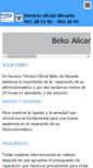 Mobile Screenshot of bekoalicante.com